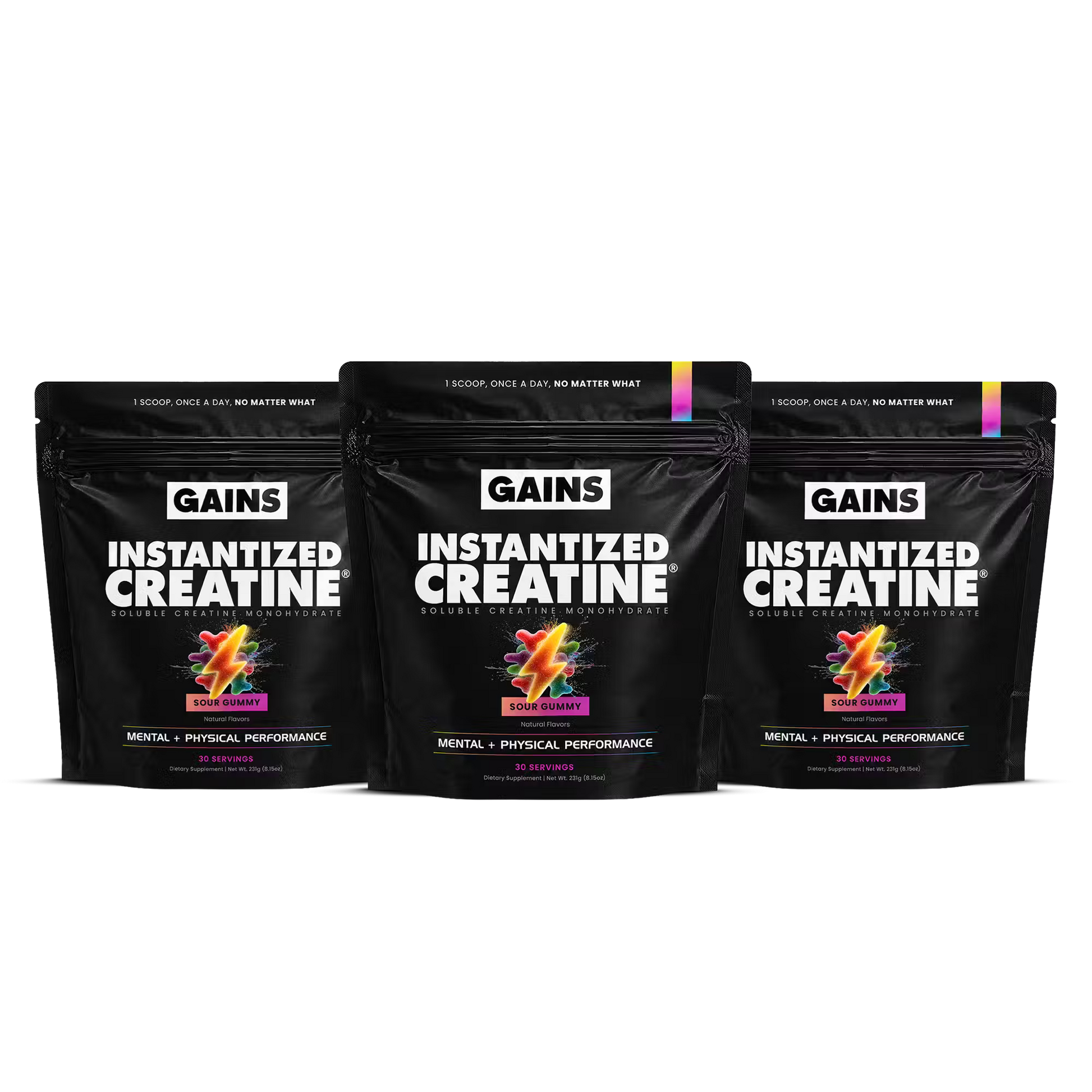 instantized creatine | sour gummy 90